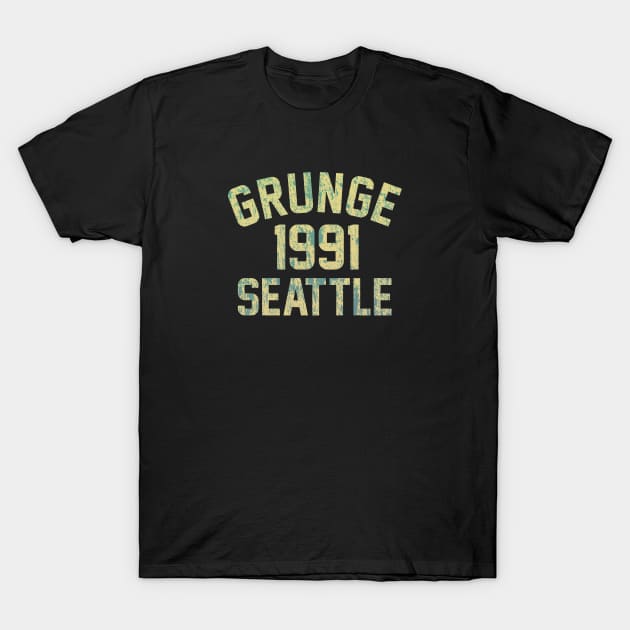 Grunge 1991 Seattle T-Shirt by RileyDixon